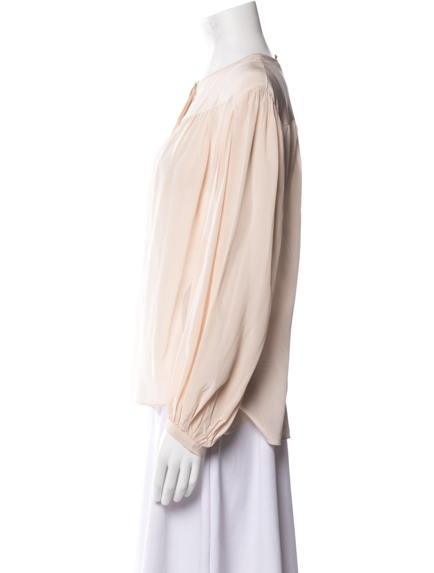 Isabel Marant Silk Crew Neck Blouse